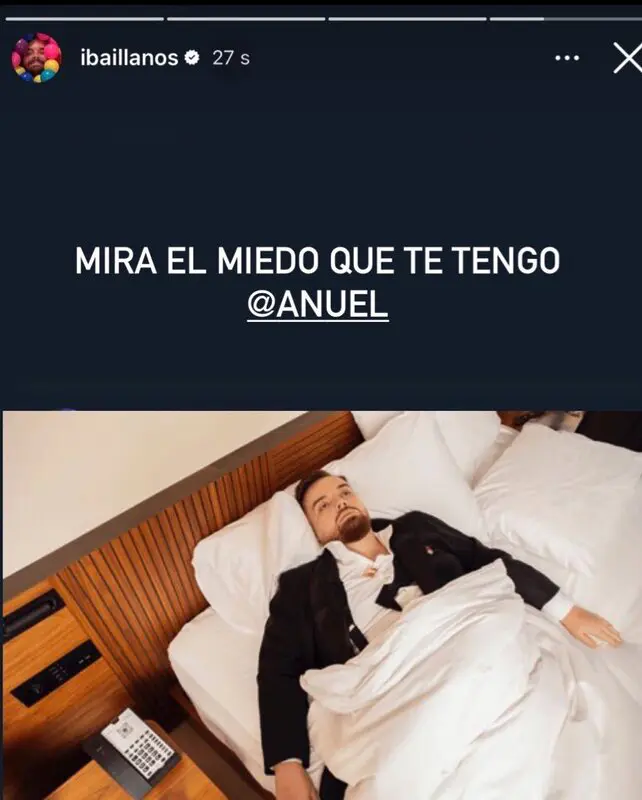 Anuel le tira beef a Ibai