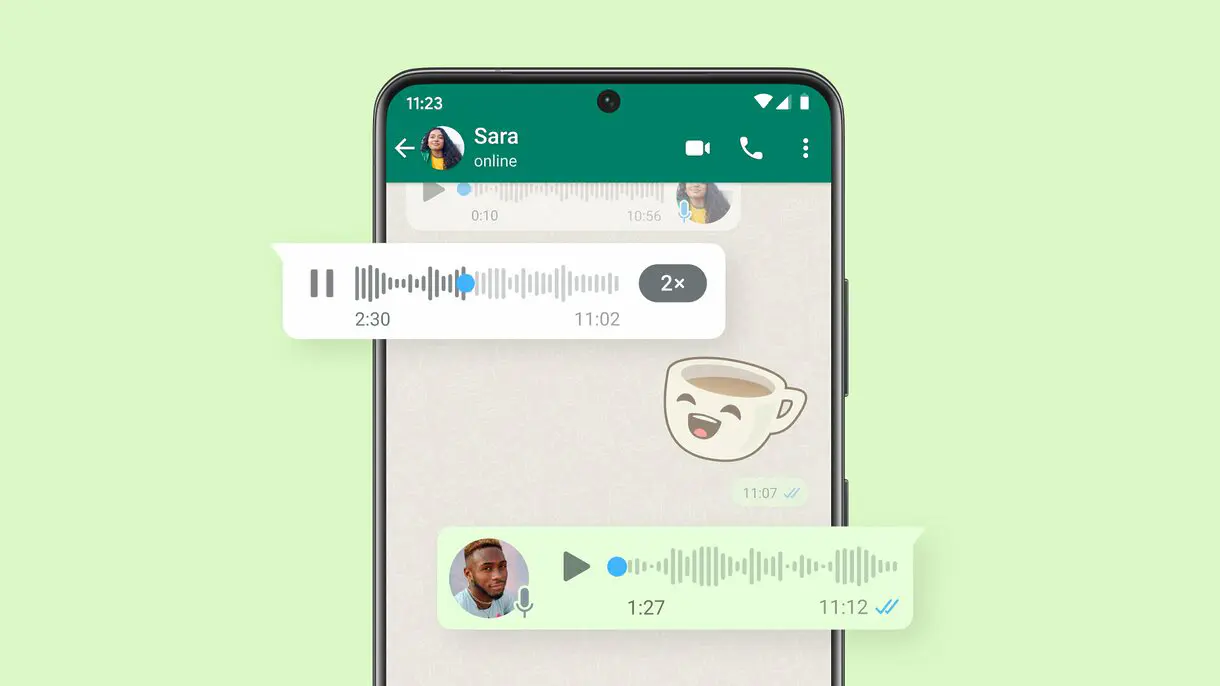 Audios WhatsApp.
