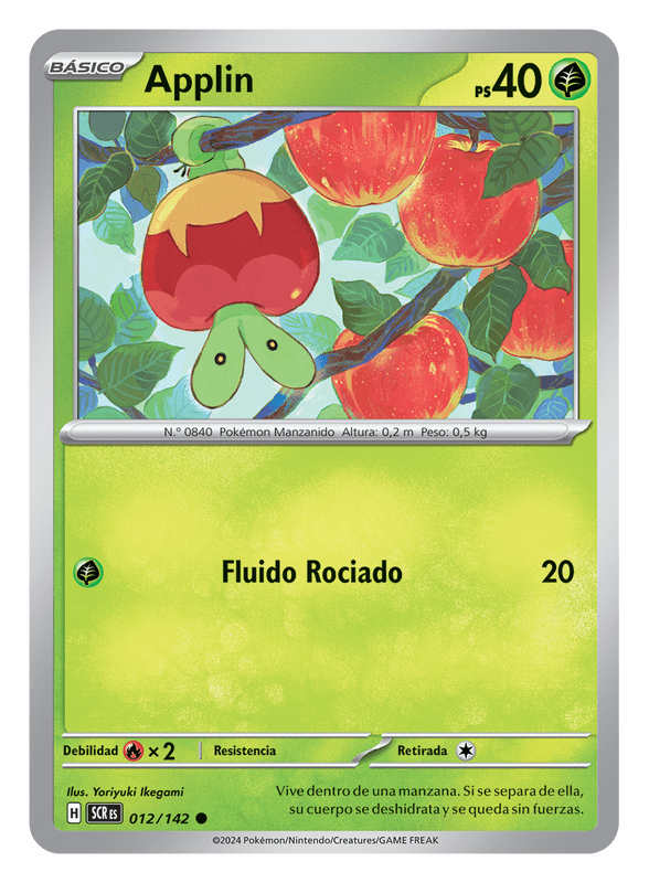 JCC Pokémon Escarlata y Púrpura-Corona Astral Applin