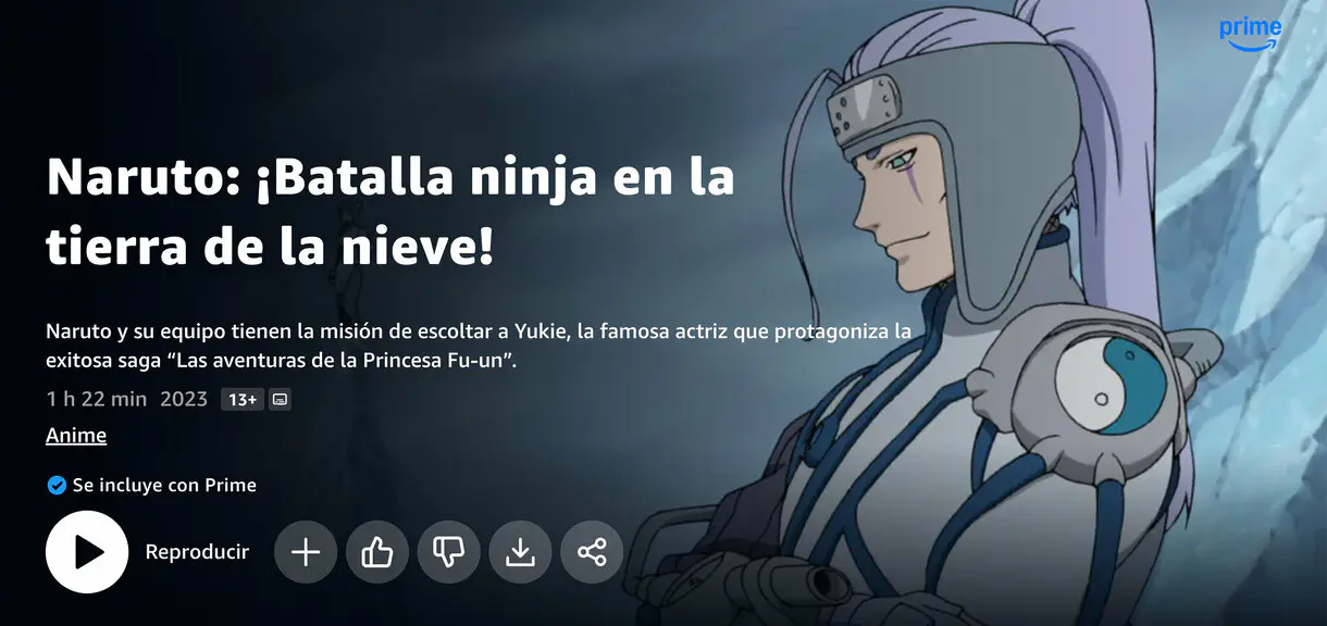 Naruto Batalla Ninja en la Tierra de la Nieve