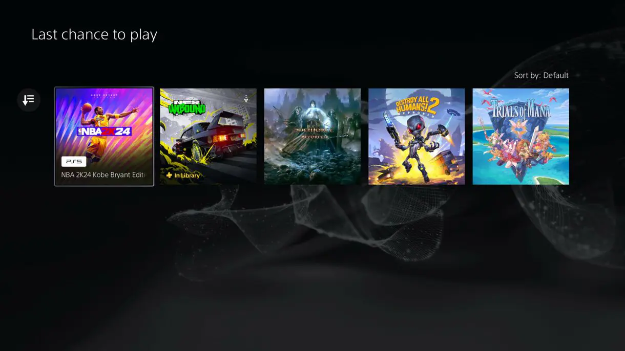 PS Plus Extra y Premium perderán otros 5 juegos en agosto