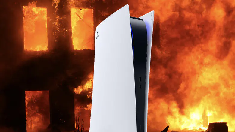 PS5 quemada
