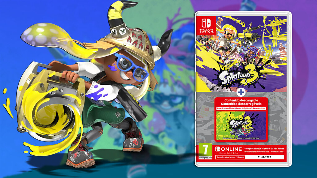 splatoon 3 nueva edición física nintendo