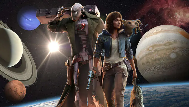 Tamaño de los planetas de Star Wars Outlaws