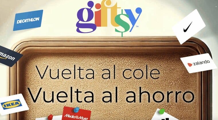 Imagen de ¡Vuelta al cole con Giftsy! Ahorra hasta un 10% entre descuentos y cashback en todas tus compras