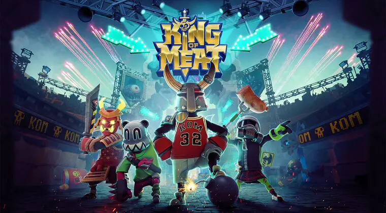 Imagen de Amazon Games y Glowmade revelan King of Meat: Un caótico Hack and Slash cooperativo con creación de mazmorras
