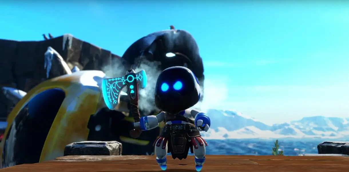Hacha de Leviatán Kratos Astro Bot