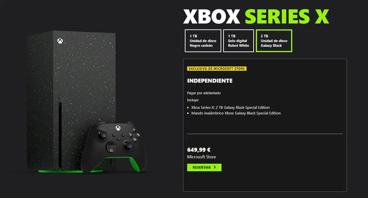 Xbox Series X Galactic Black