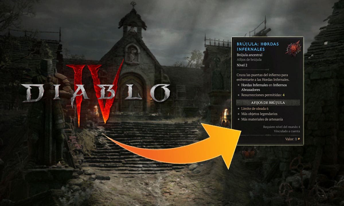 Cómo conseguir y mejorar las Brújulas Infernales en Diablo 4