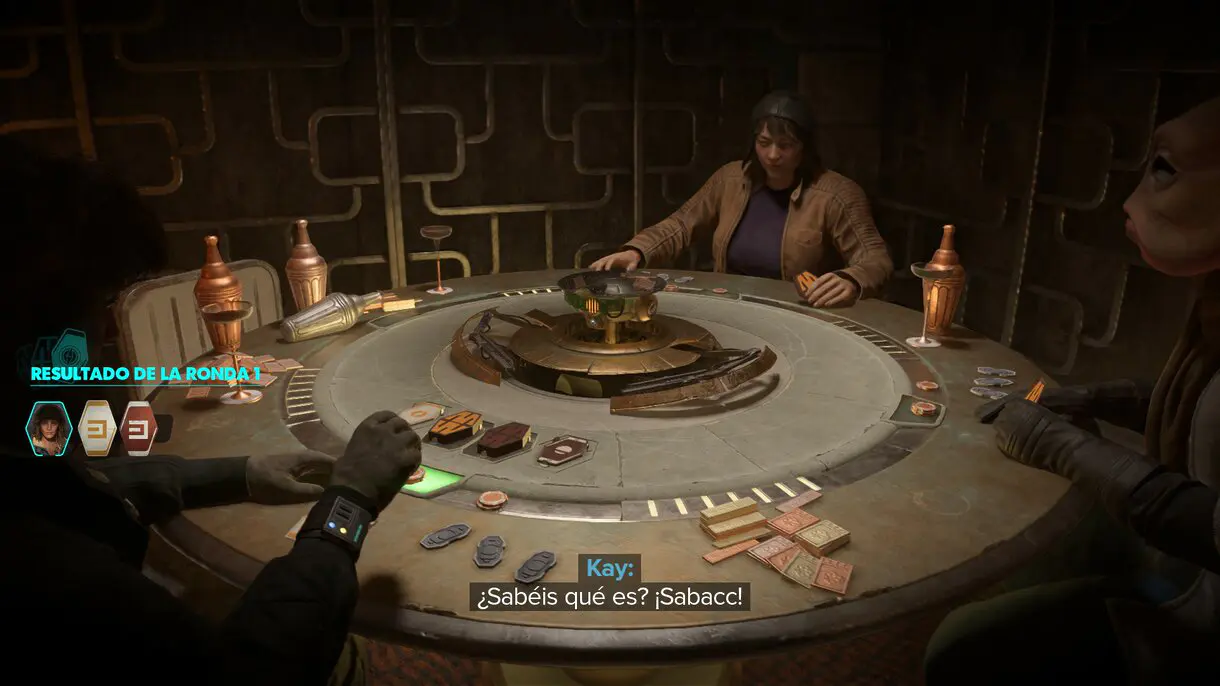 Trucos en el Sabacc de Star Wars Outlaws