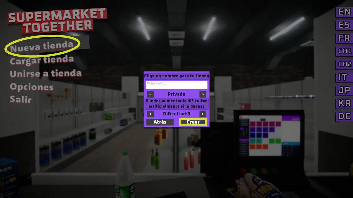 Cómo jugar con amigos en Supermarket Together