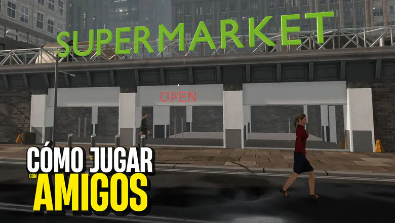 Cómo jugar con amigos en Supermarket Together Portada