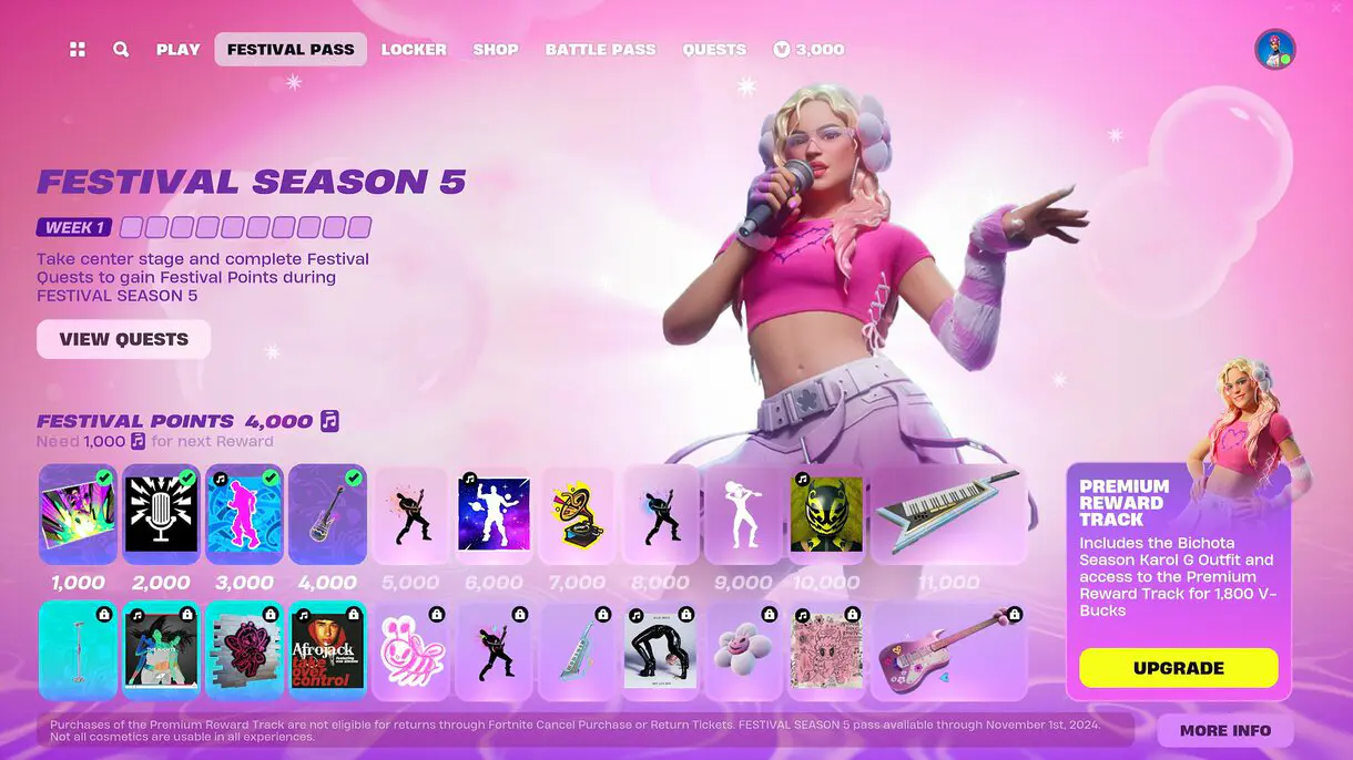 Fortnite recibe la nueva skin de Karol G