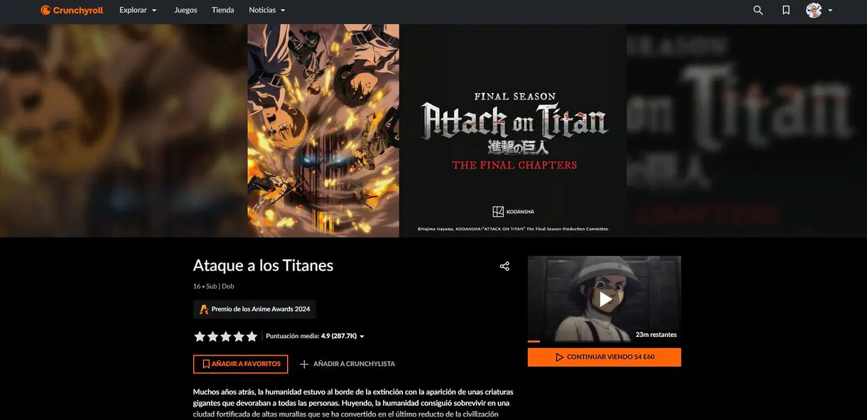 shingeki no kyojin crunchyroll
