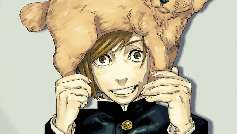 Nobara con un perrito