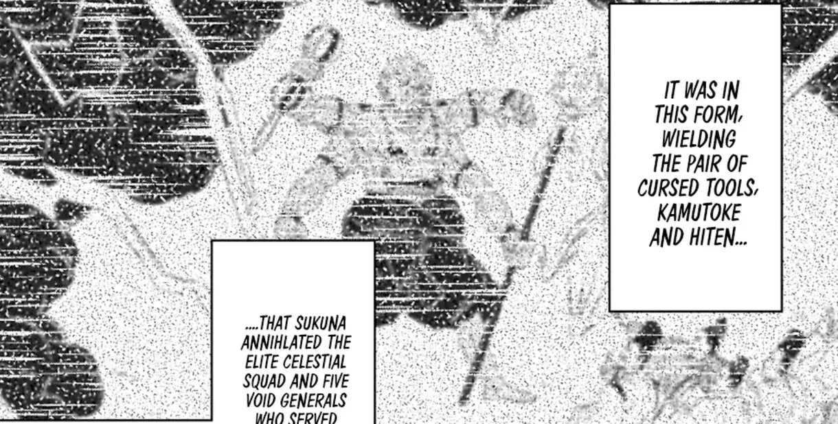 Sukuna en el capítulo 238