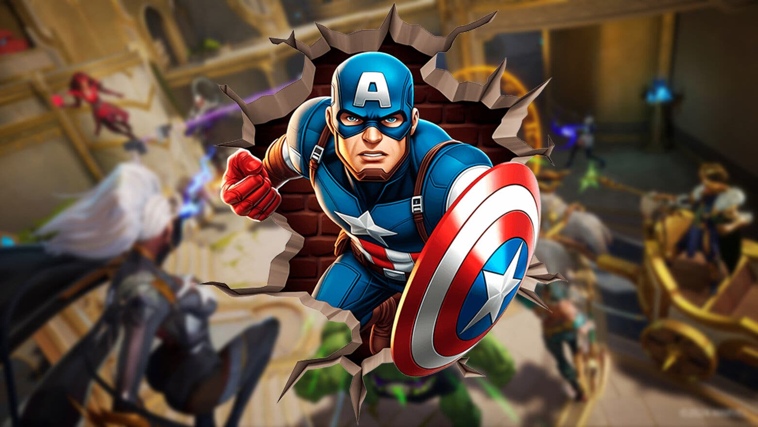 Filtrado el aspecto de Capitán América en Marvel Rivals
