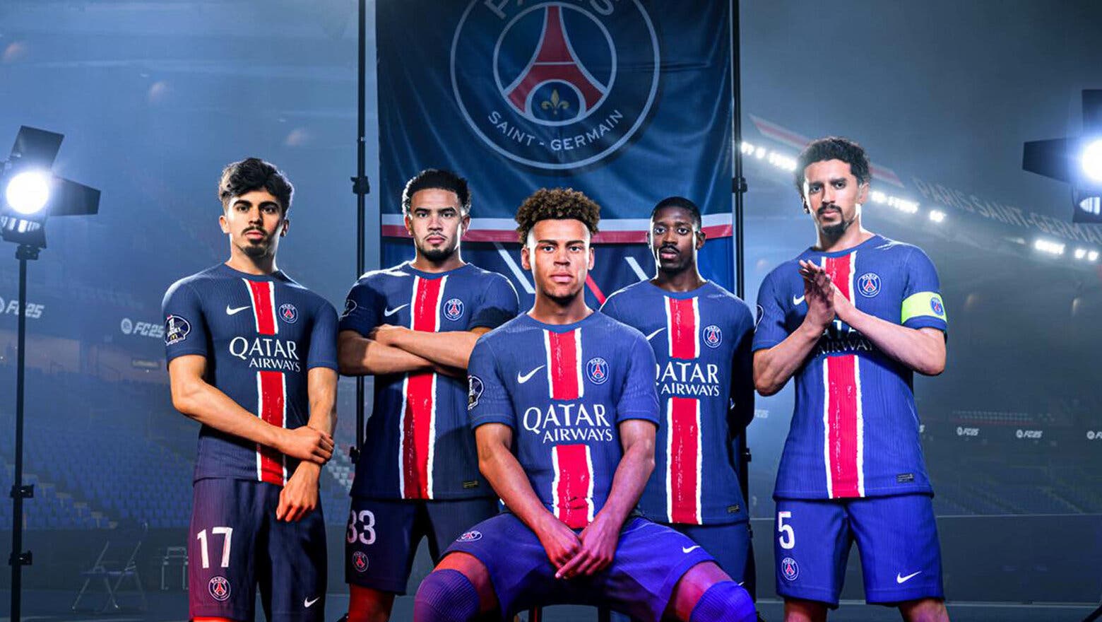 EA Sports FC 25: medias oficiales del PSG y sus PlayStyles +