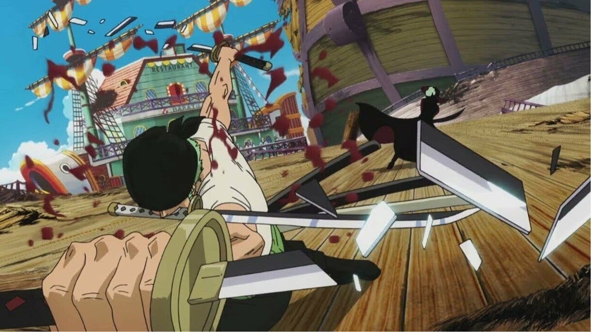 Zoro vs Mihawk