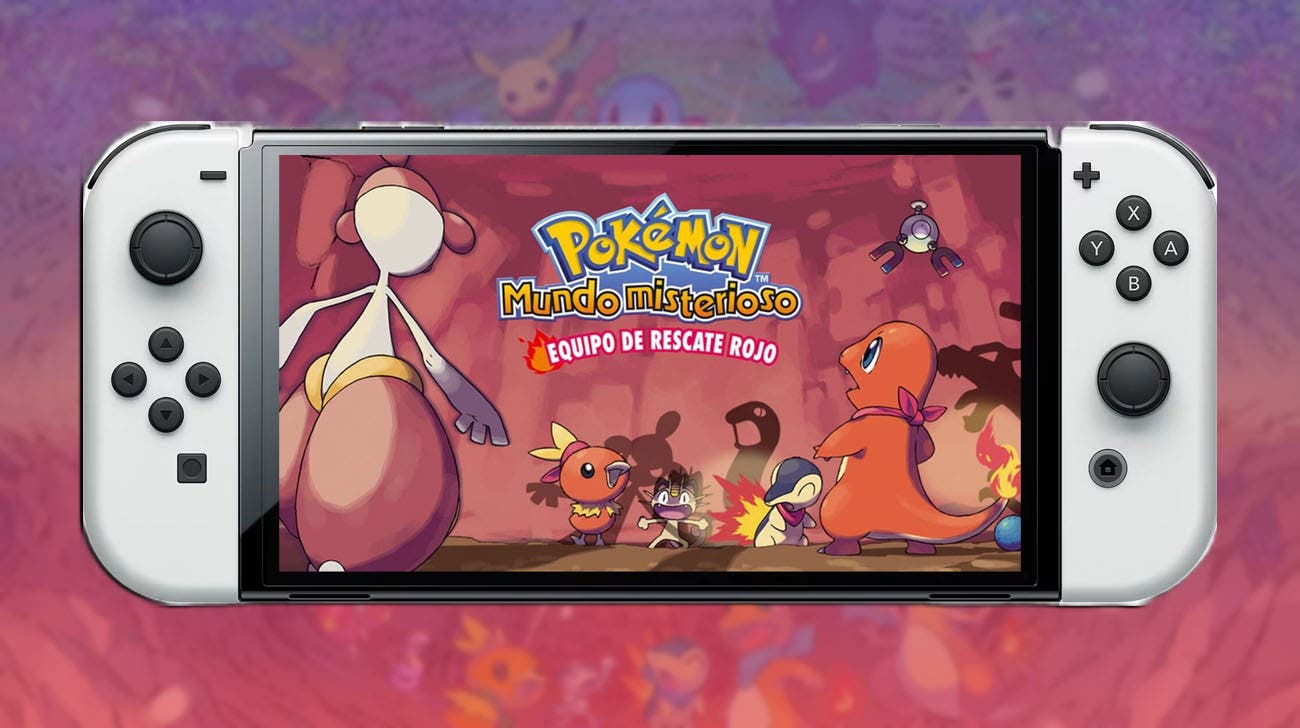 Pokémon mundo misterioso equipo de rescate rojo nintendo switch online