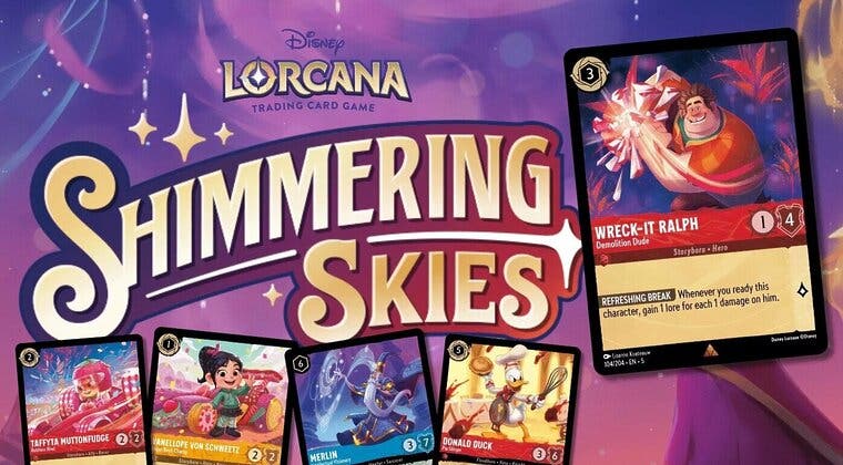 Imagen de Lorcana: Shimmering Skies, la nueva expansión del famoso juego de cartas, ya disponible