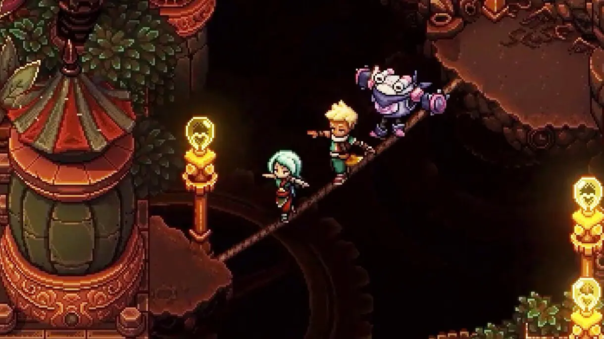 Imagen del gameplay del DLC de Sea of Stars mostrado en el Nintendo Indie World