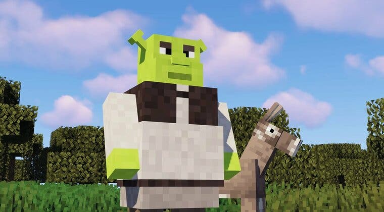 Imagen de Puedes ver la película de Shrek entera dentro de Minecraft de la forma más absurda que te puedas imaginar