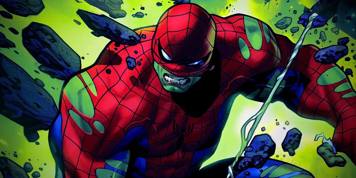 Spider-Hulk es una mezcla de hulk y spider-man