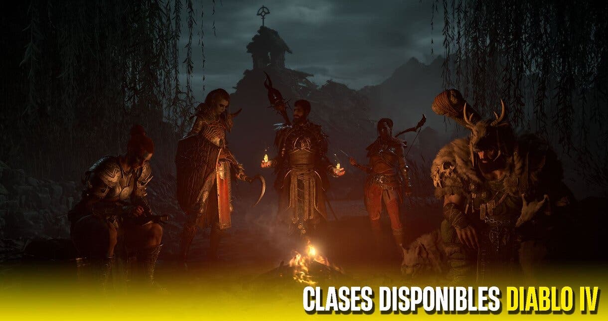 Todas las clases disponibles de Diablo 4