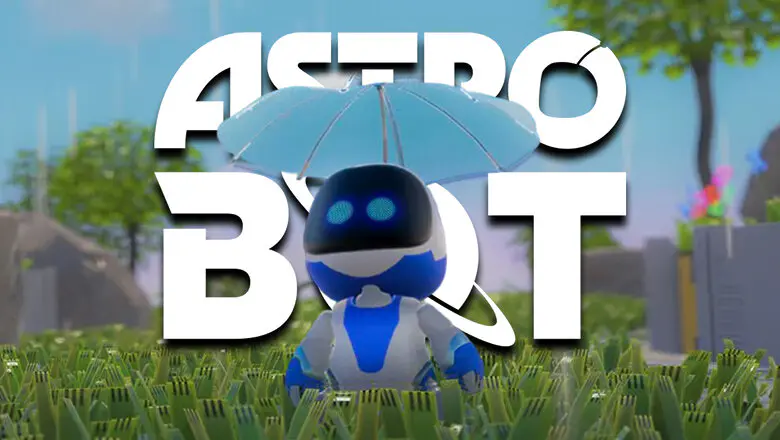 Astro Bot lluvia detalle