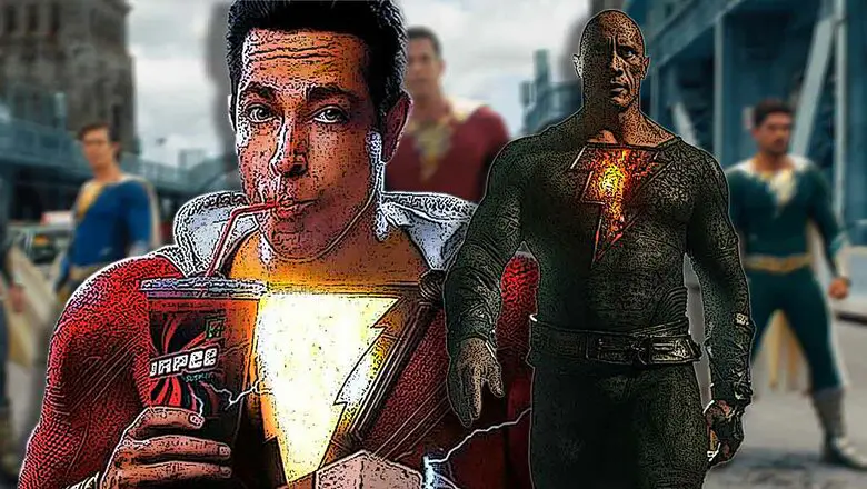 dc shazam y black adam