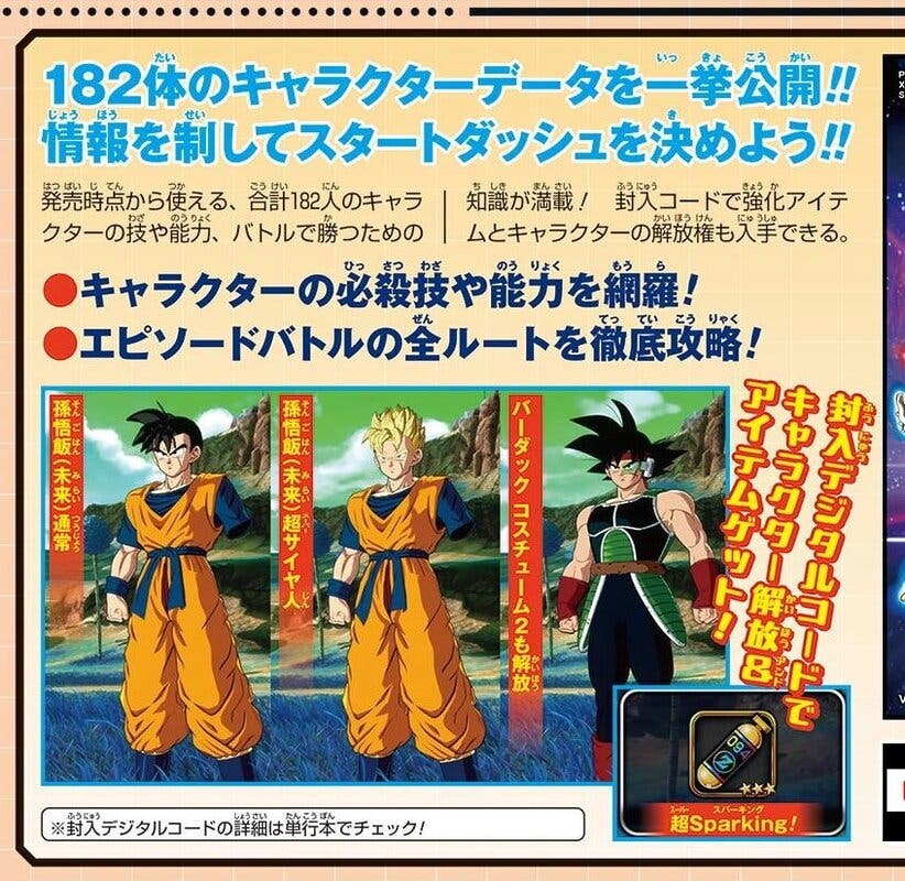 Bardock queda confirmado en Dragon Ball: Sparking! ZERO