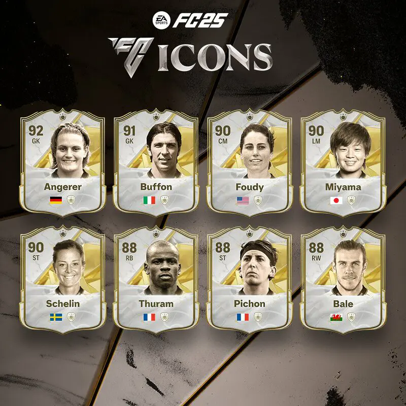 Nuevos iconos de EA FC 25