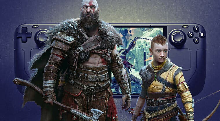 Imagen de God of War Ragnarök en Steam Deck: El titán nórdico se tambalea en la portátil de Valve