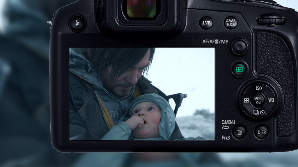 Modo foto de Death Stranding 2 on the beach