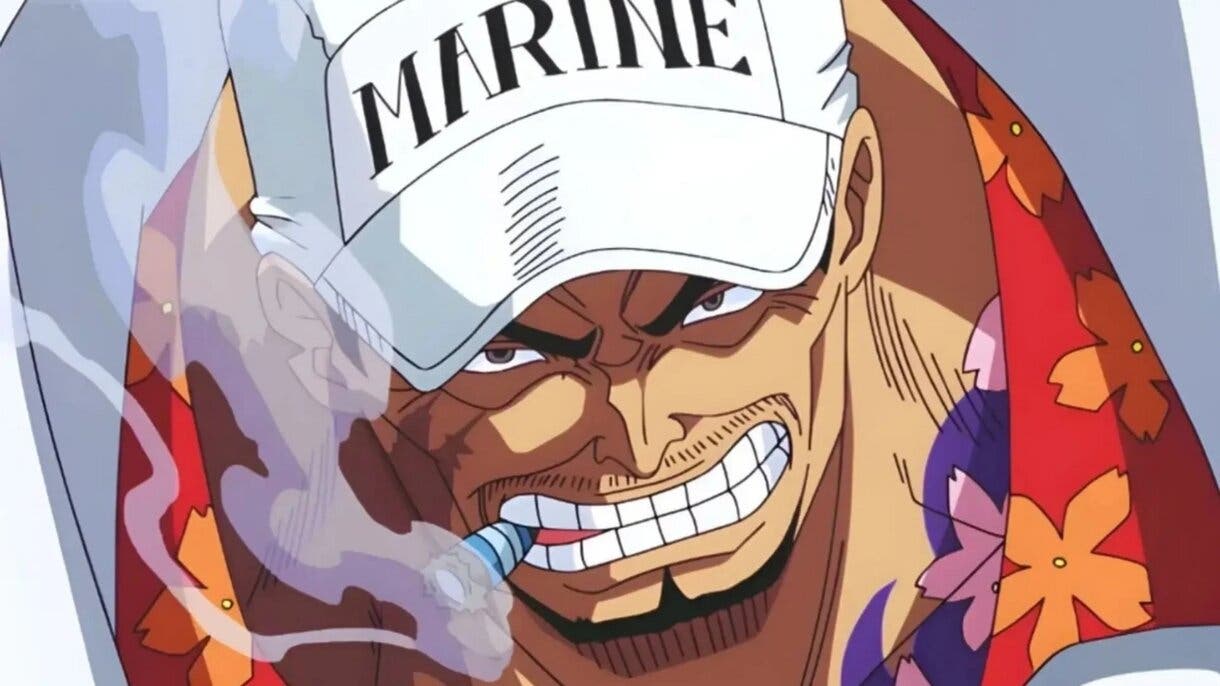 Akainu enfadado