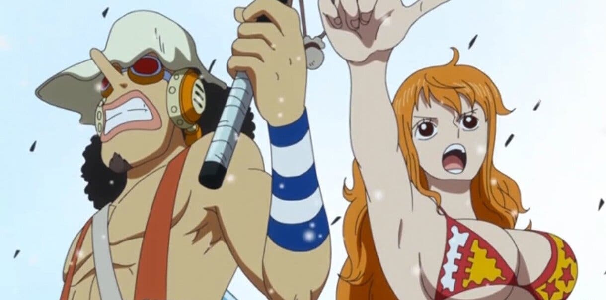 one piece nami y usopp 1