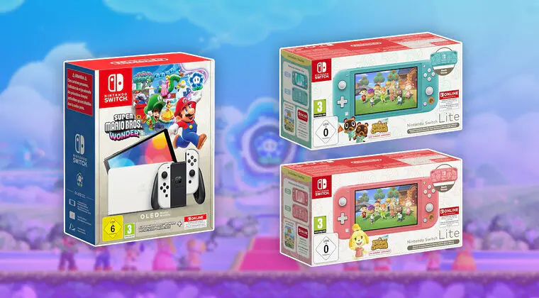Imagen de Nintendo Switch Lite y Nintendo Switch OLED: Así son los nuevos packs que llegarán en el mes de octubre