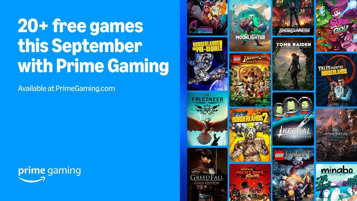 Amazon Prime Gaming regala más de 20 juegos en septiembre 2024