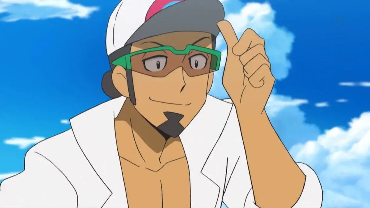 Profesor Kukui anime Pokemon