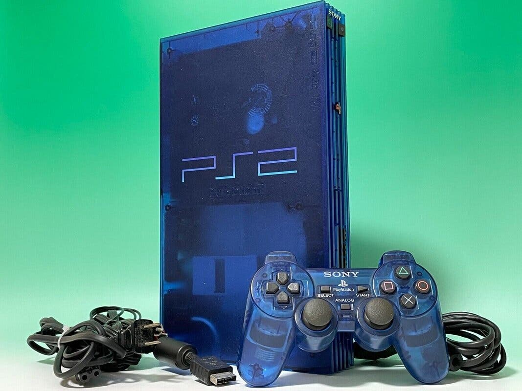 Así era la PS2 edición Ocean Blue