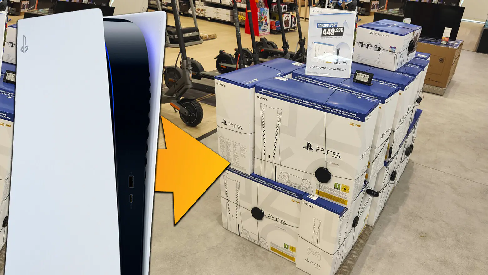 Sony ya empieza a vender PS5 reacondicionadas en tiendas físicas