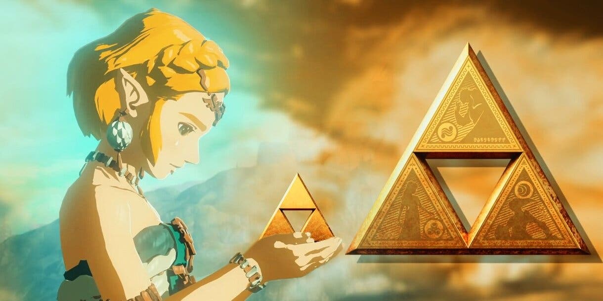 Una imagen de la Trifuerza de The Legend of Zelda