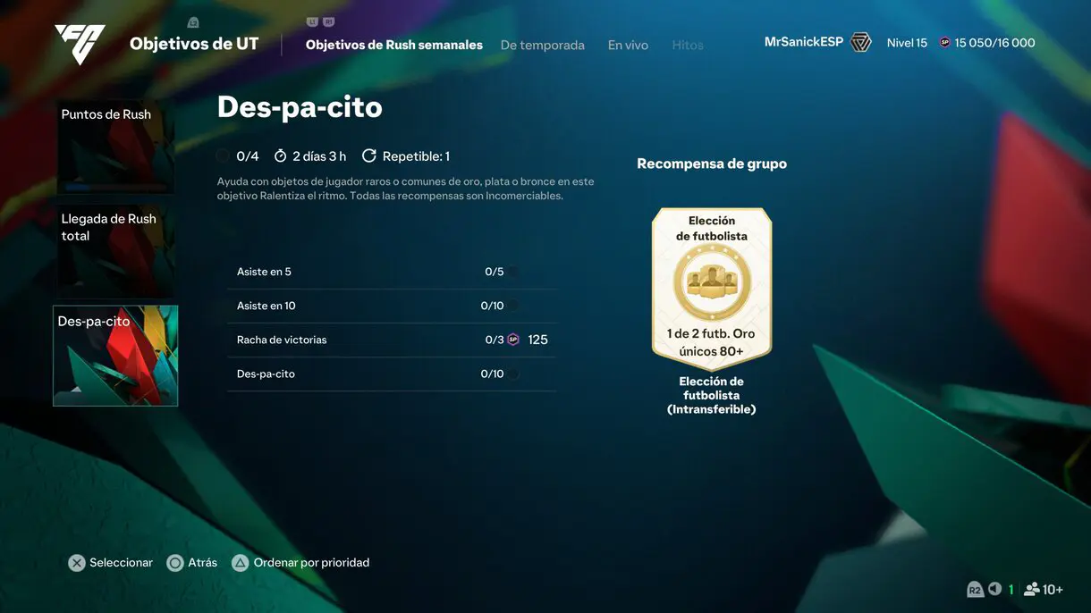 EA Sports FC 25: cómo completar el objetivo "Des-pa-cito" y conseguir 5 sobres y SP GRATIS