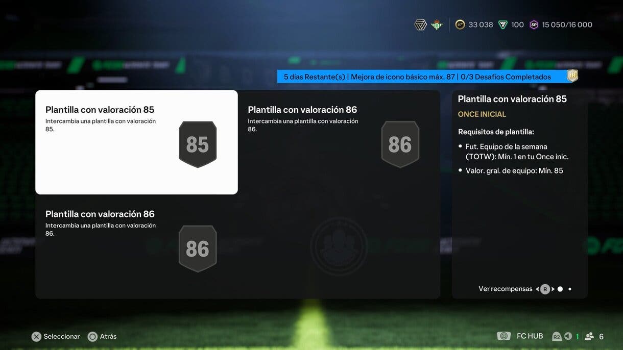 EA Sports FC 25: cómo hacer el SBC icono básico +87