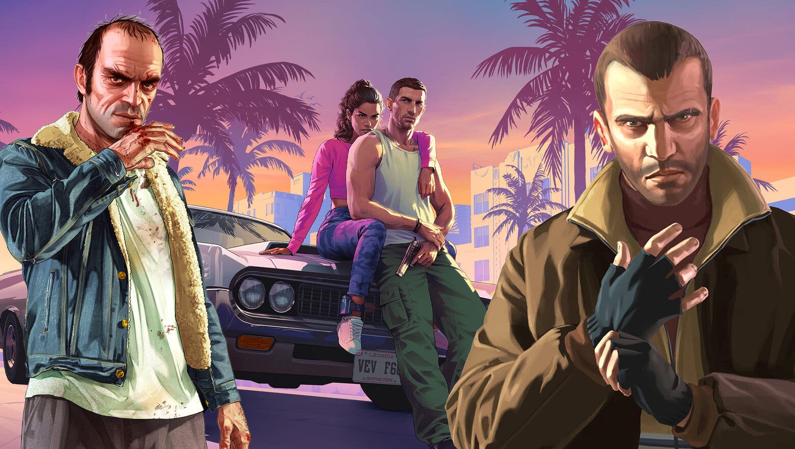 Altura de todos los protagonistas de GTA