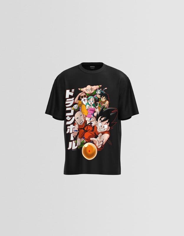 camiseta dragon ball bershka