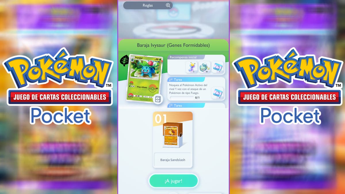 Cómo usar y conseguir los mazos de alquiler en JCC Pokémon Pocket