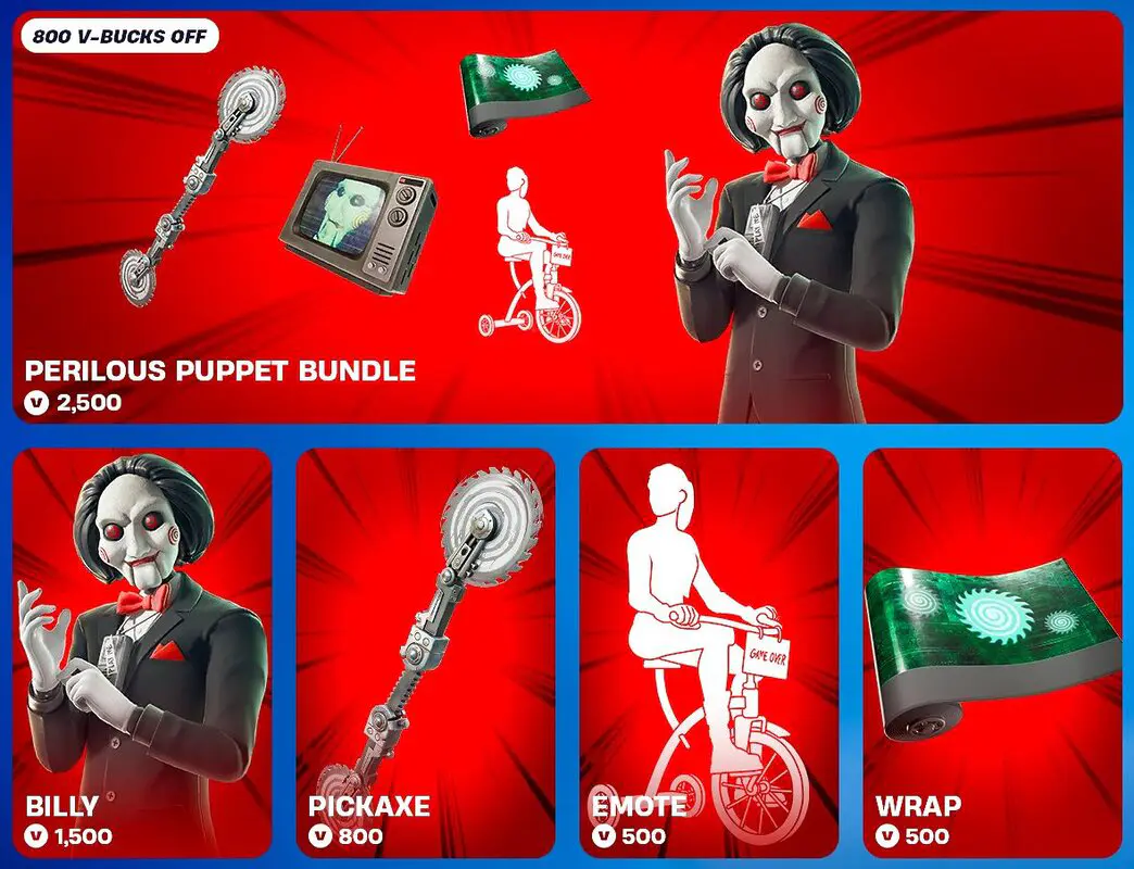 Fortnite recibe una skin de Saw