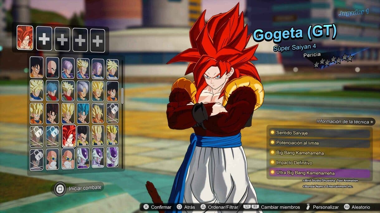 Dragon Ball: Sparking! ZERO Gogeta (GT) Super Saiyan 4